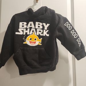 4t Baby Shark black hoodie‎